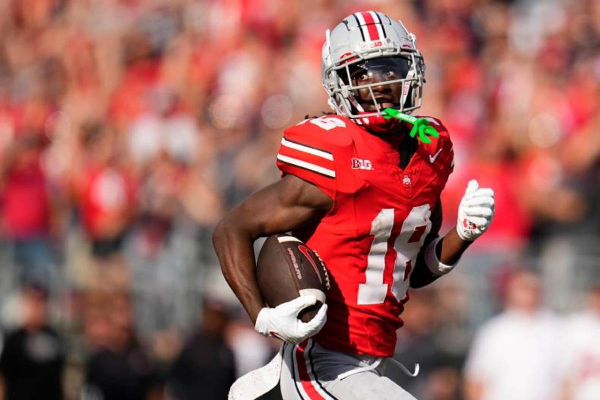 Ohio State wide receiver Marvin Harrison Jr.